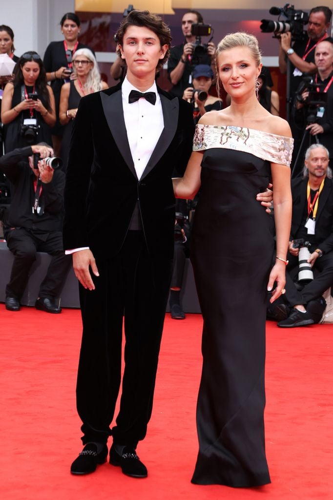  Nicolás de Dinamarca y Benedikte Thoustroup en el Festival de Venecia