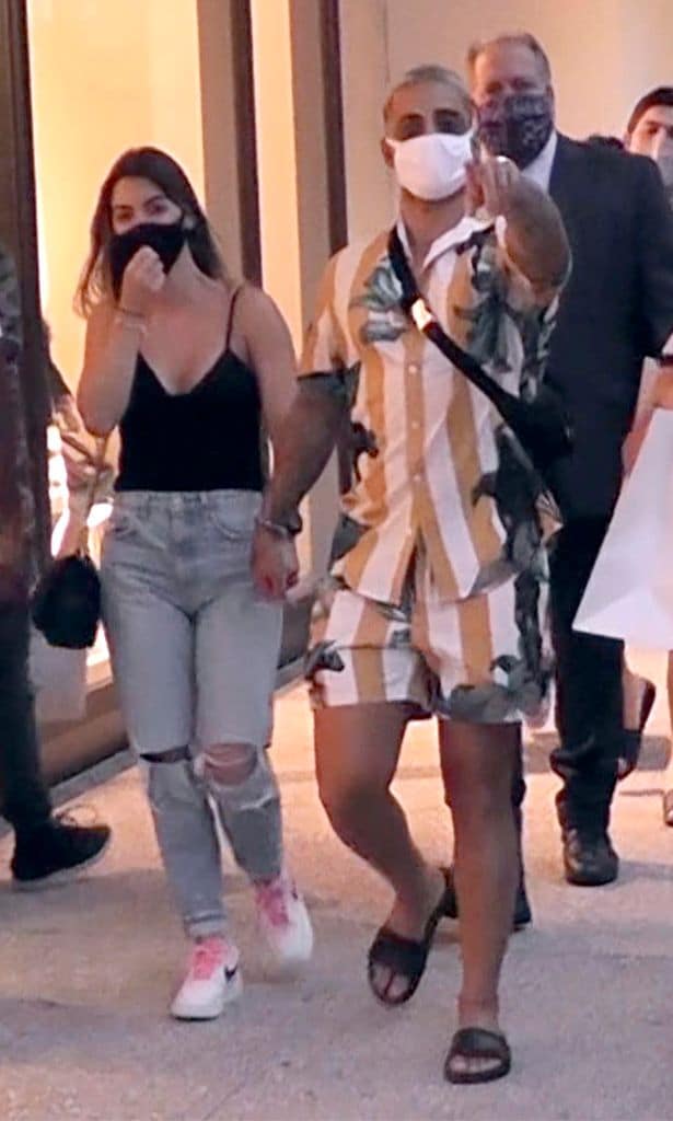 maluma y su novia en miami
