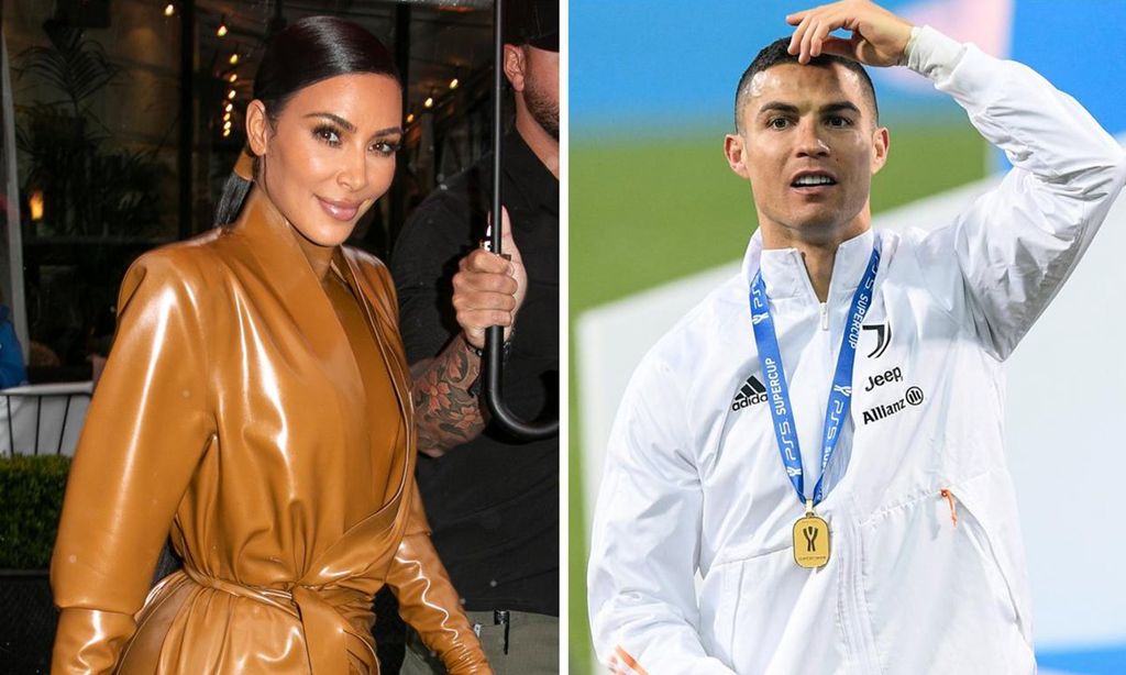 
Kim Kardashian y Cristiano Ronaldo
