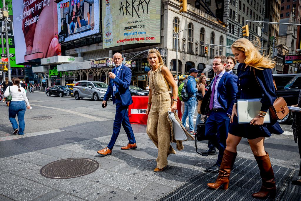 Máxima de Holanda y Amalia de Holanda en Nueva York 
