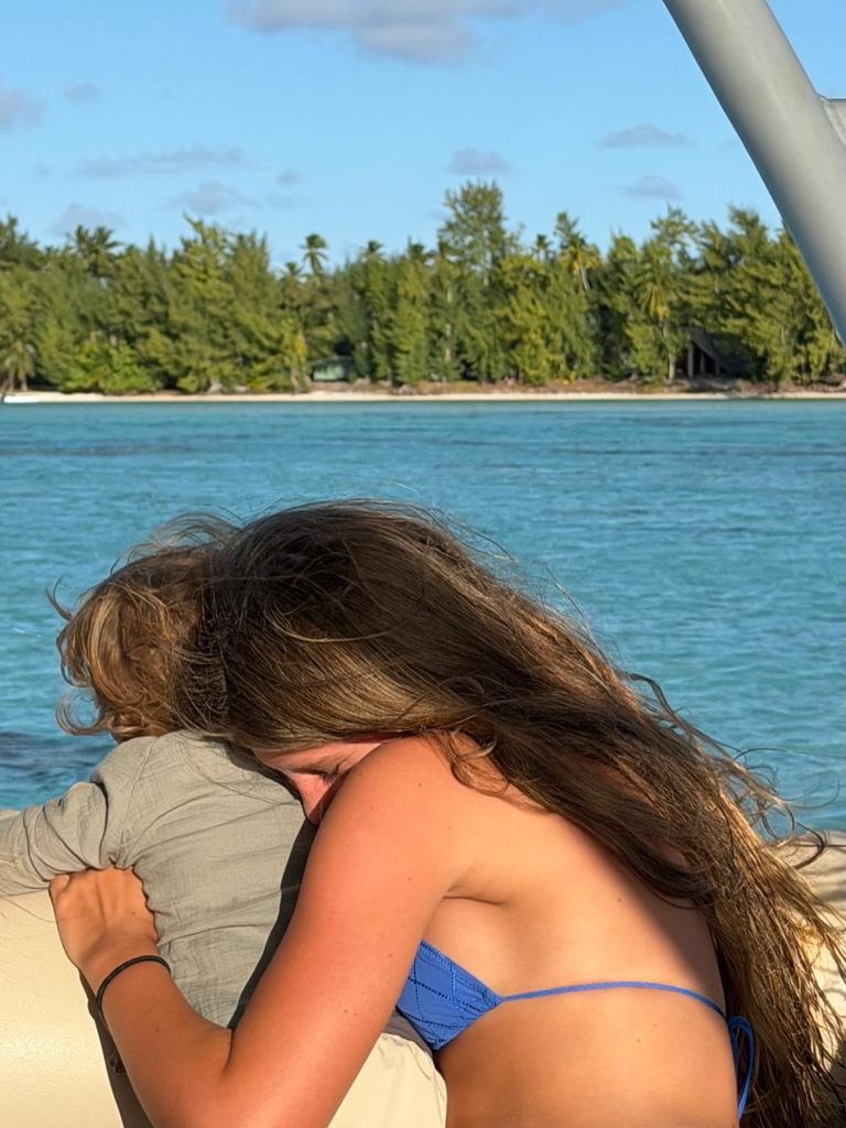 Gisele Bündchen de vacaciones con su familia