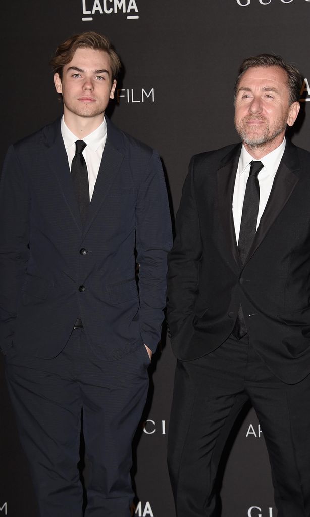 Tim Roth y su hijo Michael Cormac Roth
