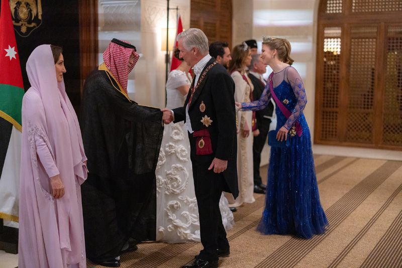 Felipe de Bélgica con su hija la princesa Elisabeth
