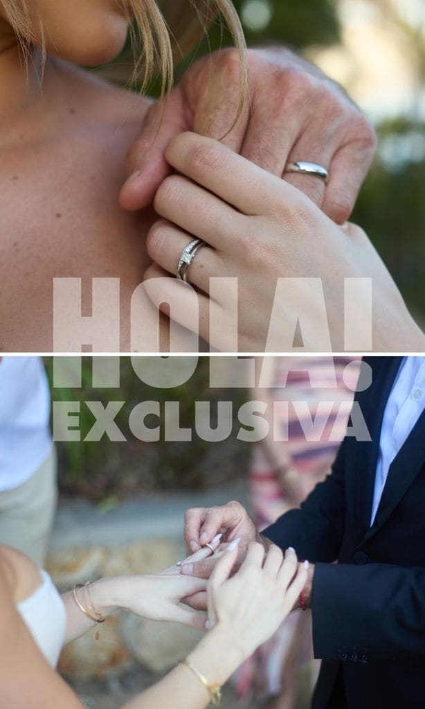 Irina Baeva y Garbriel Soto intercambio de anillos 