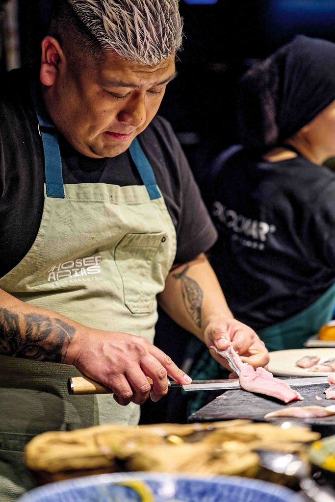 Jhosef Arias, chef peruano de Piscomar