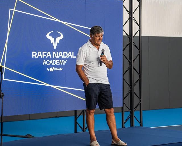 El exentrenador en la academia de Rafa Nadal