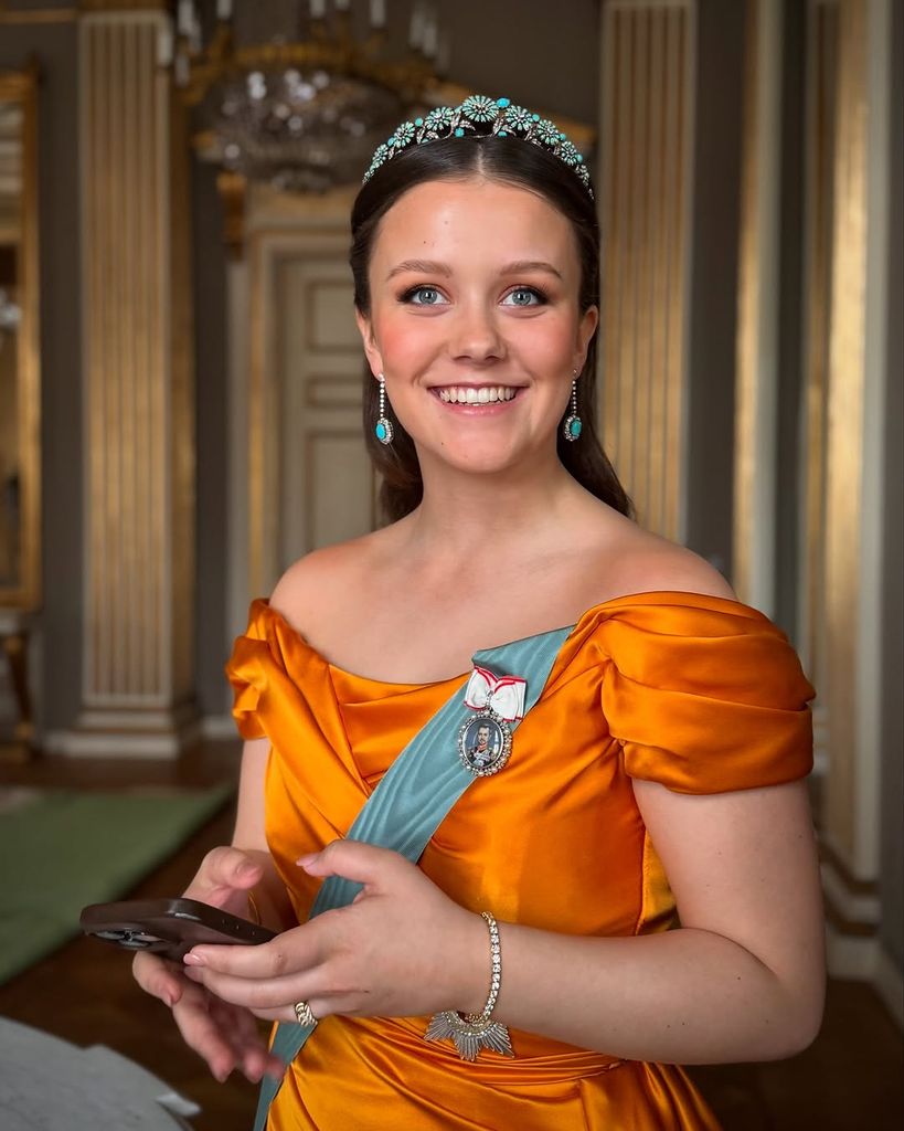 Isabella de Dinamarca en el día de su 18 cumpleaños