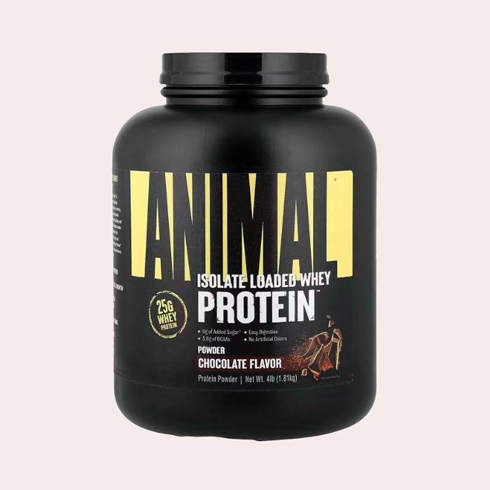 Animal, Proteína de suero de leche aislada cargada