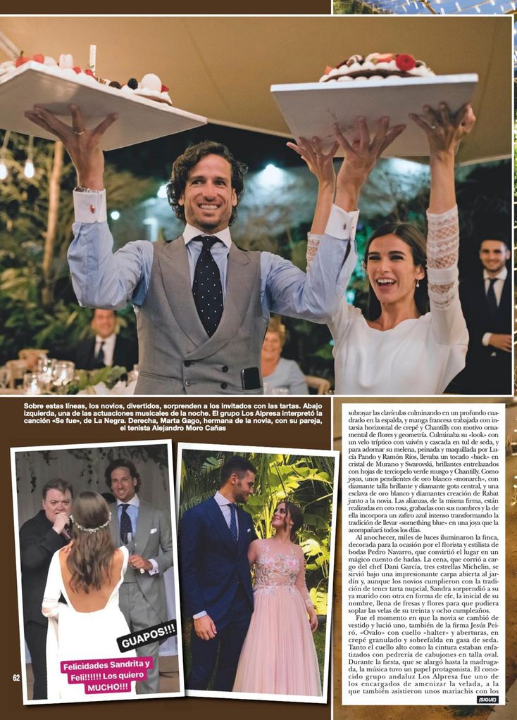 Boda Feliciano López y Sandra Gago