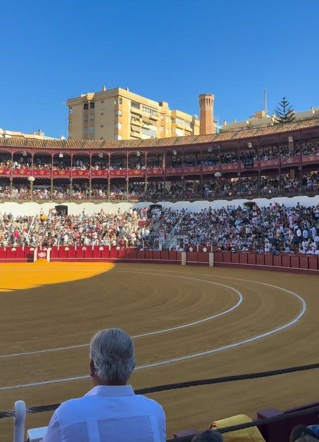 Cari compartió esta imagen de su mañana junto a su nieto.