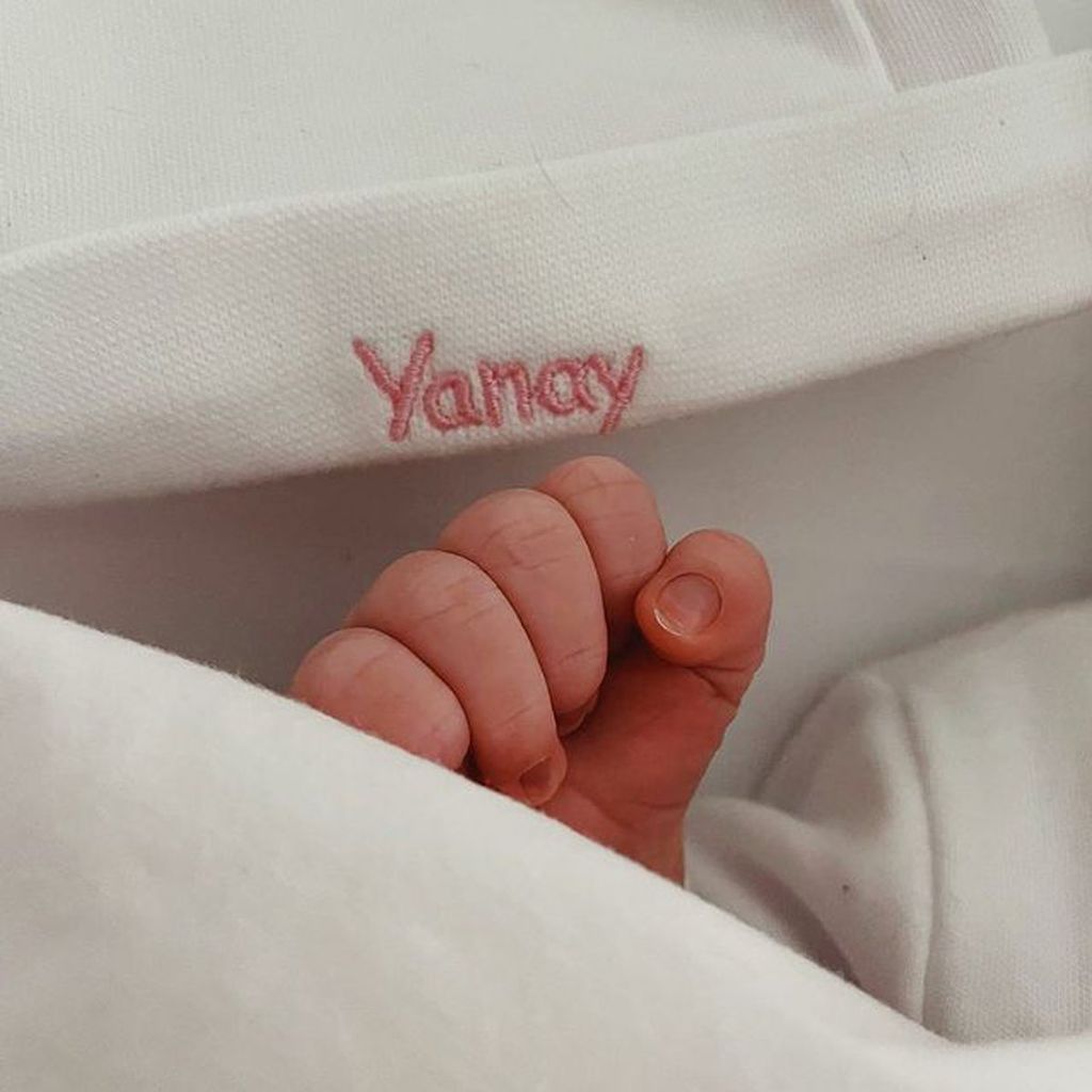 Yanay, hija de Edurne y De Gea.