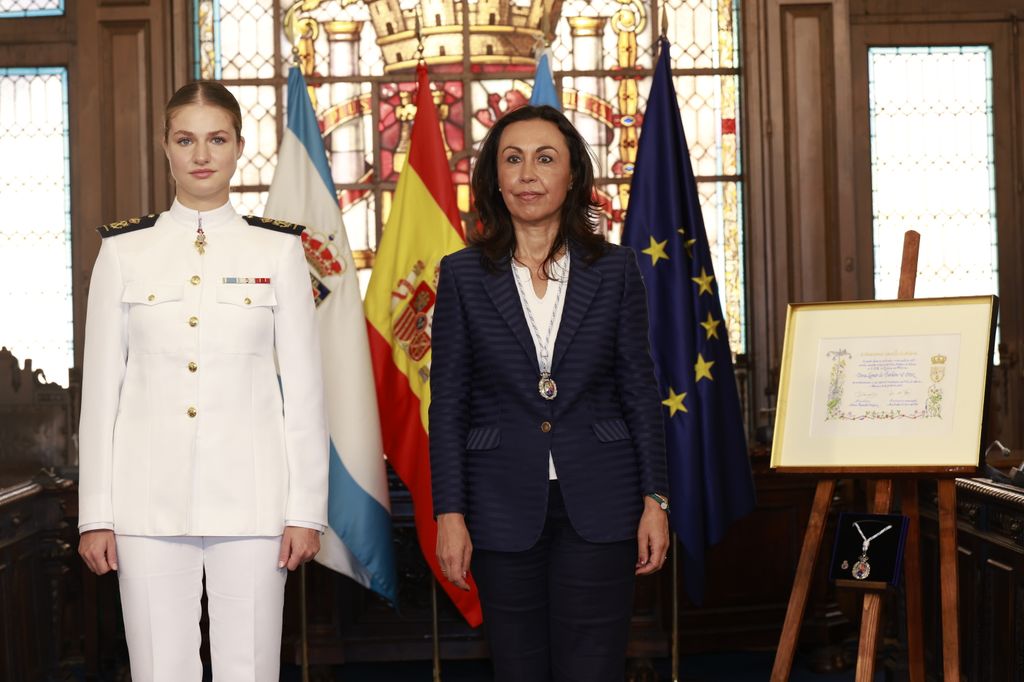 La princesa Leonor es nombrada hija adoptiva de Marín 