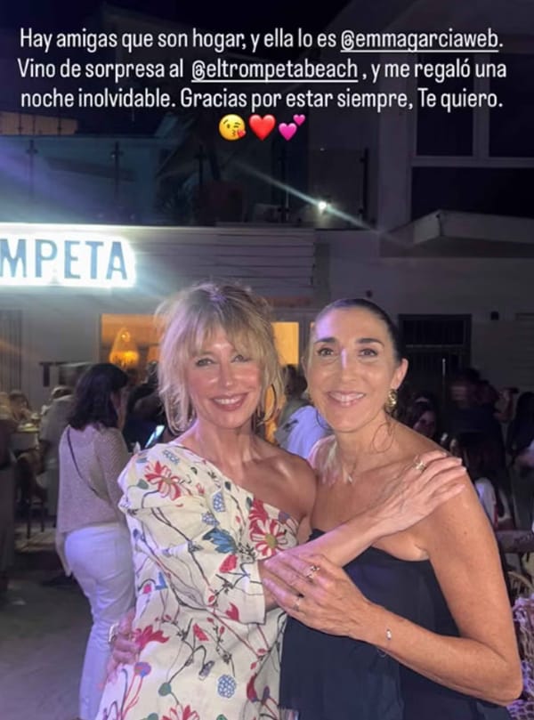 Paz Padilla y Emma García en Zahara de los Atunes