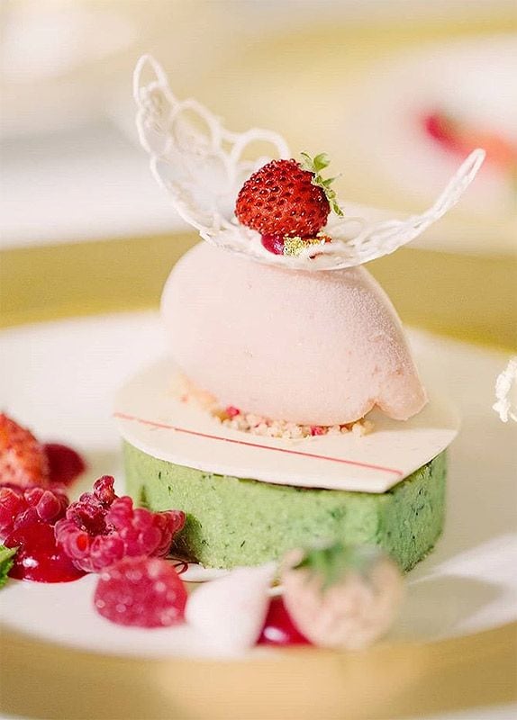 Postre de la boda de Carlos Felipe y Sofía de Suecia