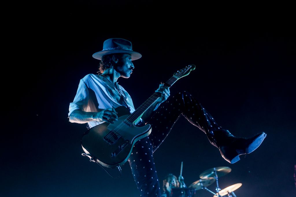 Leiva durante un concierto en Madrid