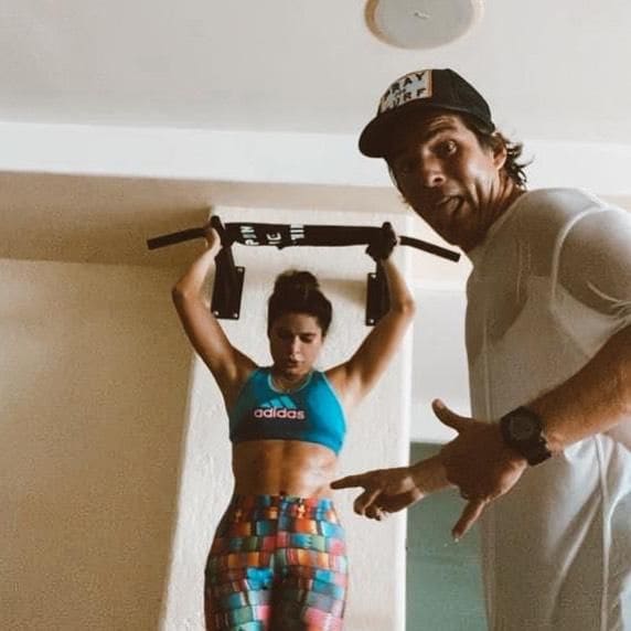 Galilea Montijo y su esposo