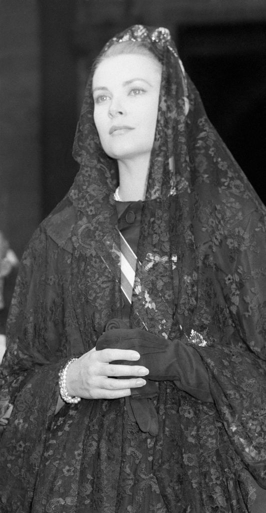 La princesa Grace de Mónaco en la ciudad del Vaticano, 1959.