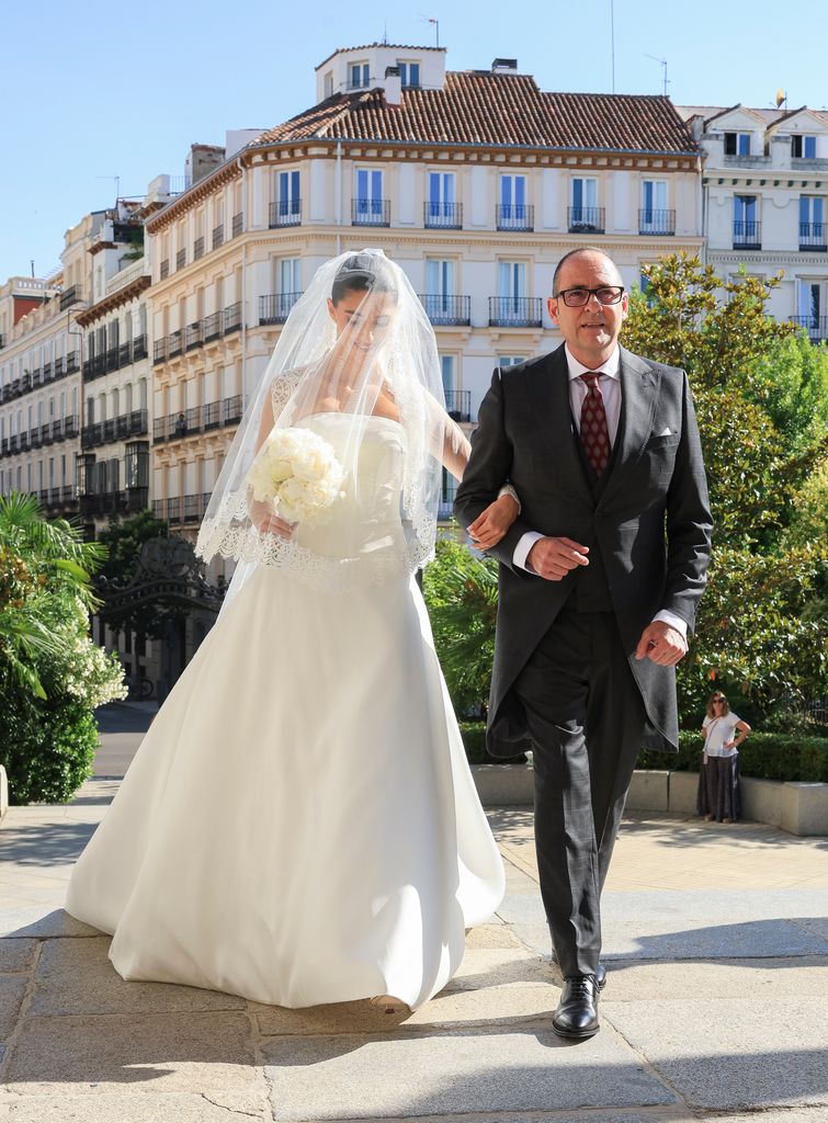 Carla Vico en su boda