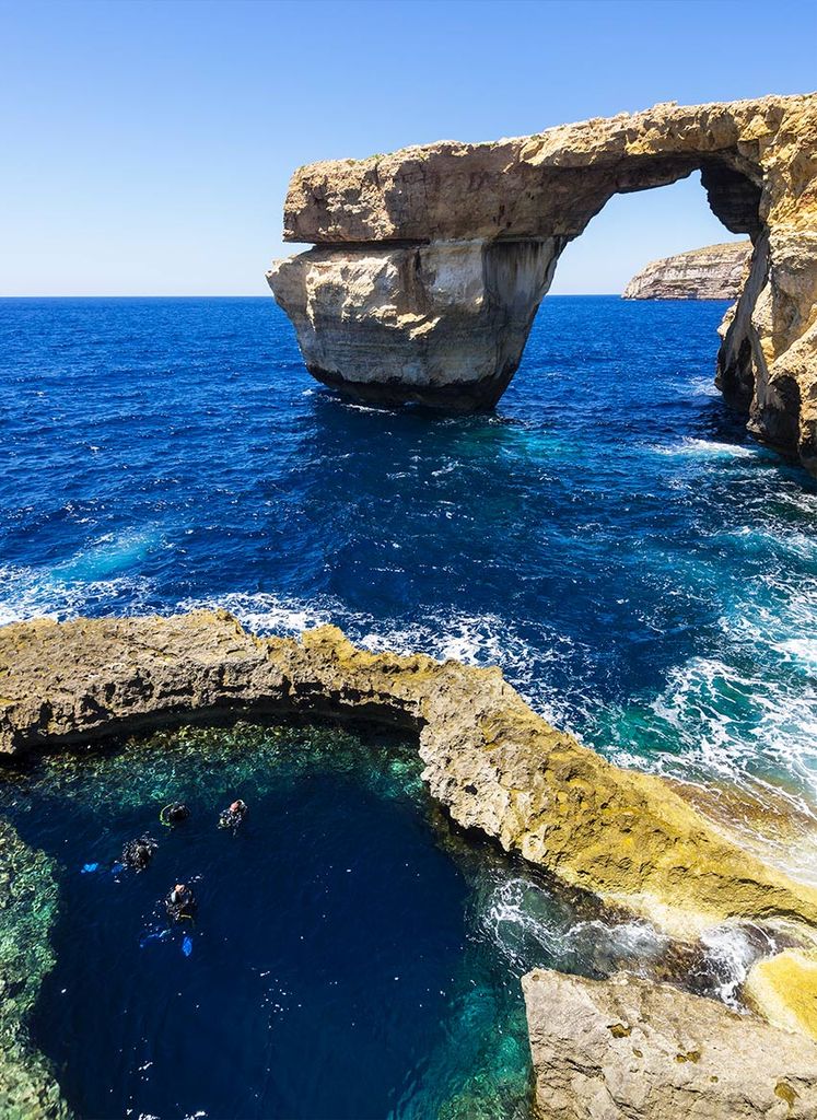 La ventana azul, Malta