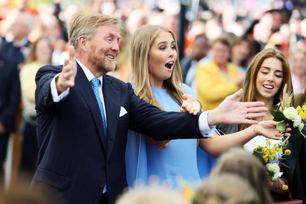 Guillermo de Holanda y Amalia de Holanda en el Día del Rey 2025