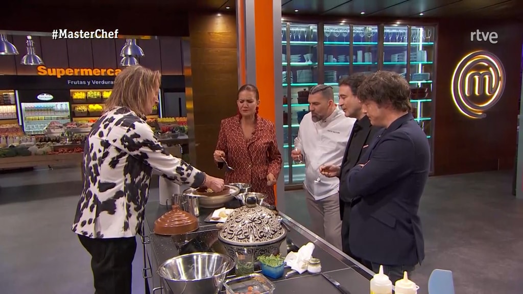 Pocholo Martínez-Bordiú en su visita a Masterchef