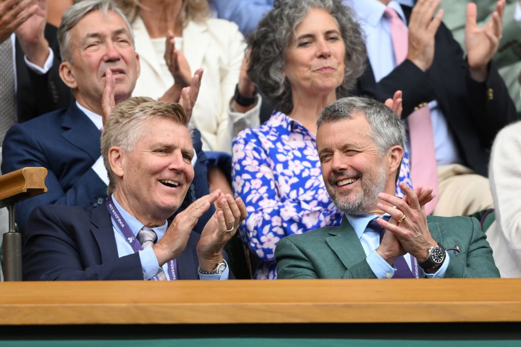 El Rey danés junto a su gran amigo en Wimbledon 2025