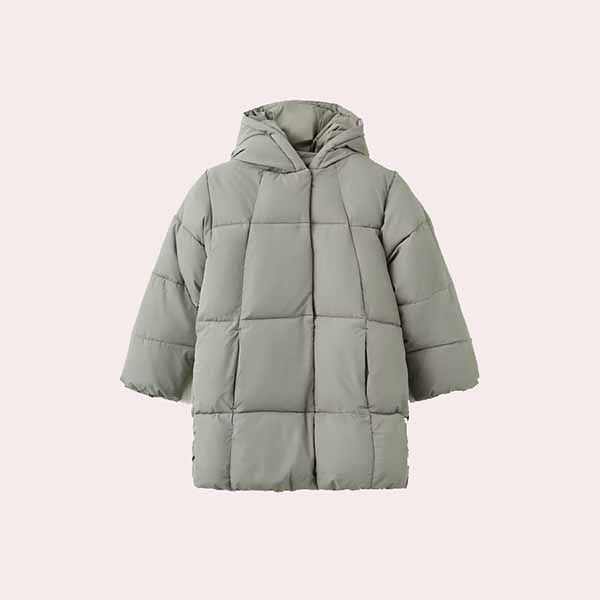 Anorak Largo Acolchado Mango