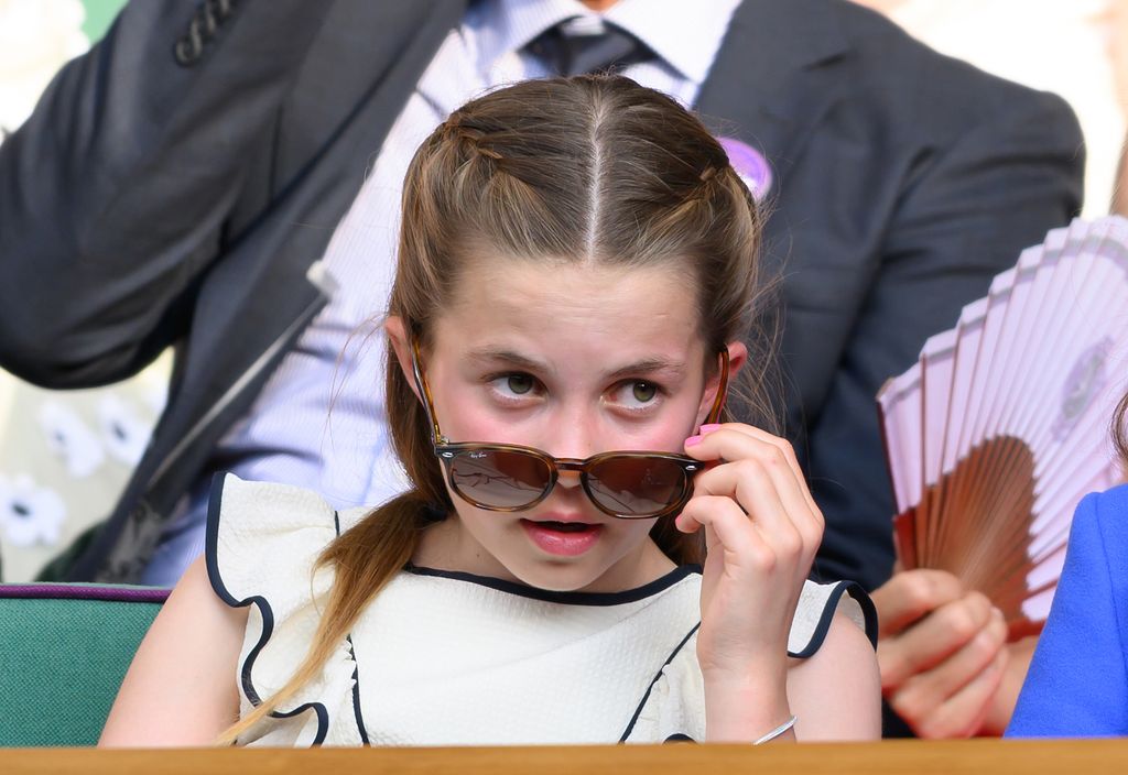 La princesa Charlotte en la final de Wimbledon el 13 de julio de 2025