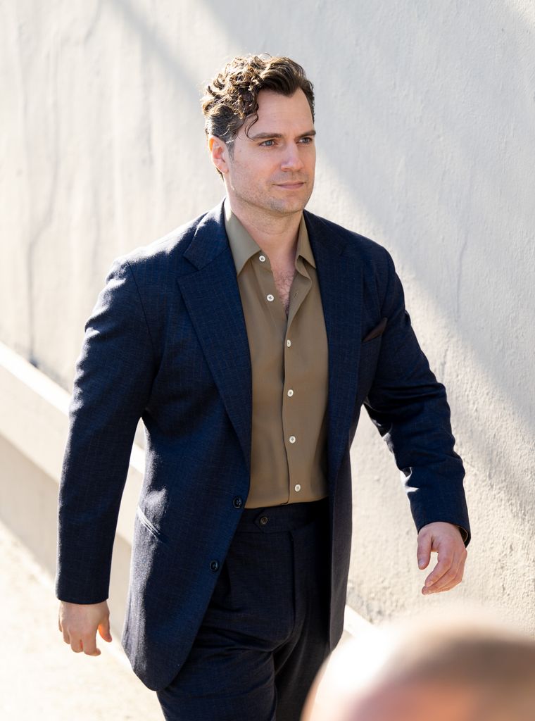 Henry Cavill a su llegada al estudio de "Jimmy Kimmel Live" en abril de 2024 en Los Angeles.