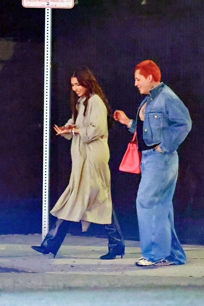 Ángela y Christian fueron captados junto a su amigo el influencer Kunno.