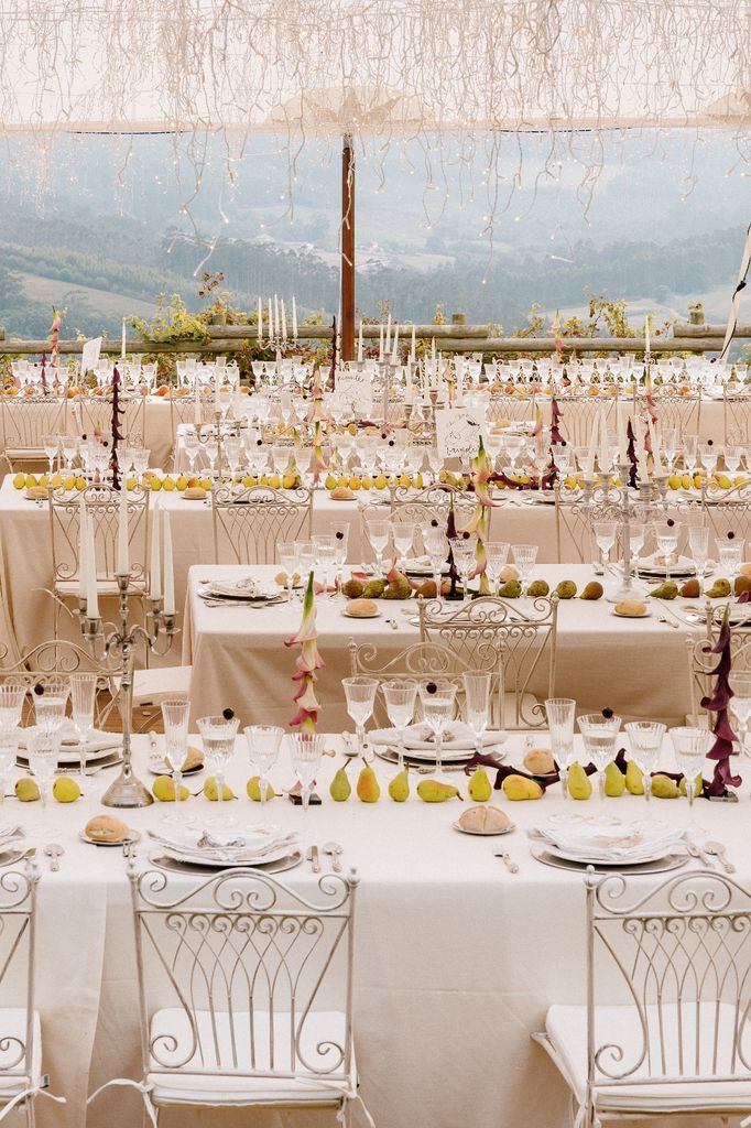 Decoración de mesas de boda