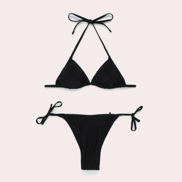Set bikini triangular