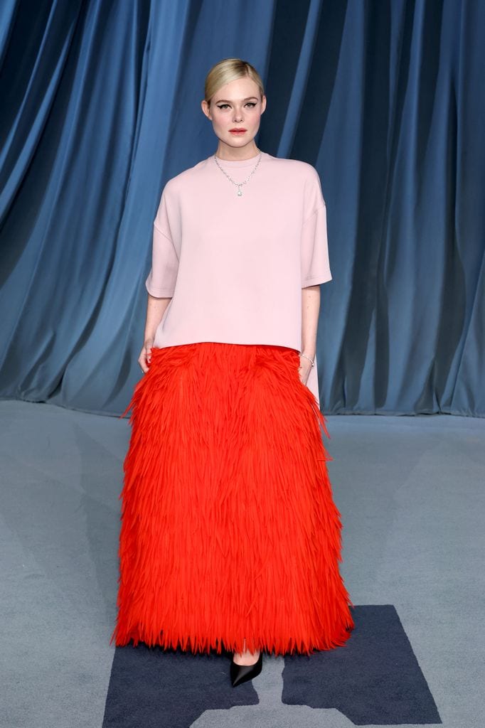 Elle Fanning en la Annual Academy Museum Gala en Los Ángeles, California, 2025. 