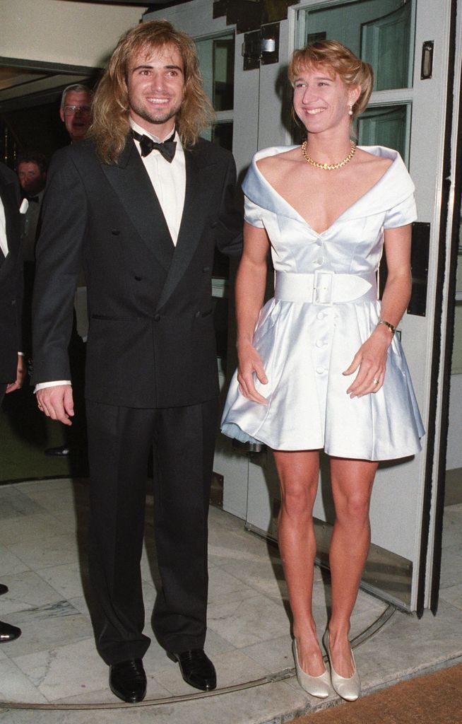 Andre y Steffi se conocieron cuando ambos eran campeones de Wimbledon en 1992
