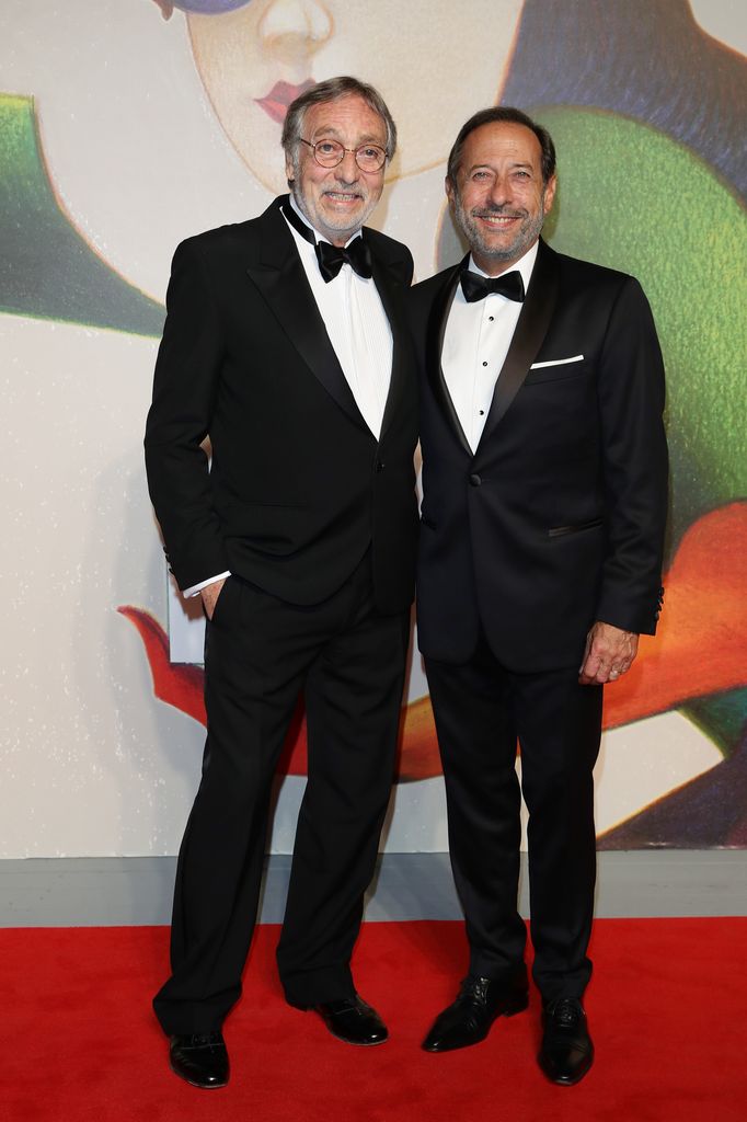 Luis Brandoni y Guillermo Francella en el estreno de "Mi Obra Maestra" en el Festival de Venecia de 2018