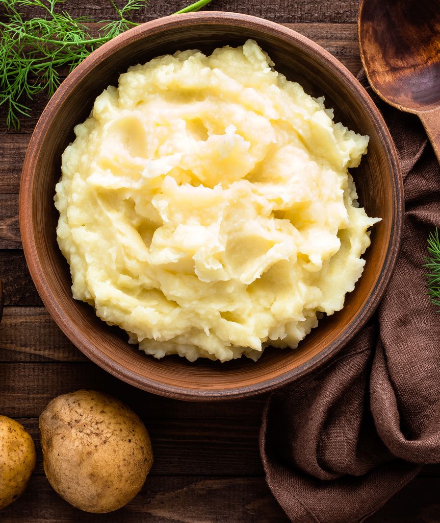 Puré de patatas, una de las guarniciones más populares a nivel mundial.