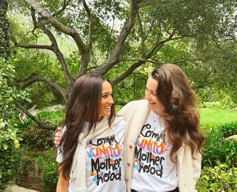 Meghan Markle con su amiga