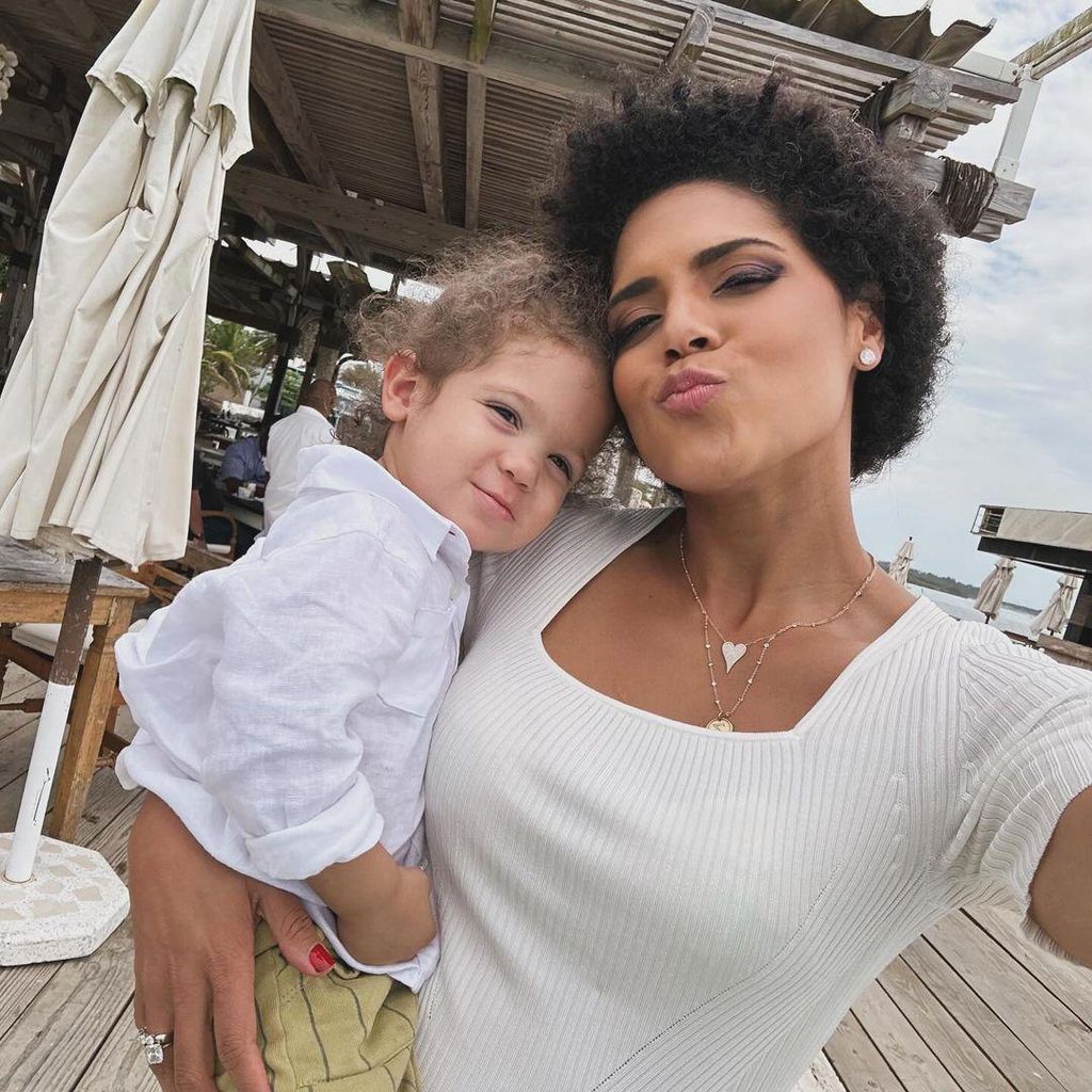 Francisca y su hijo Gennaro