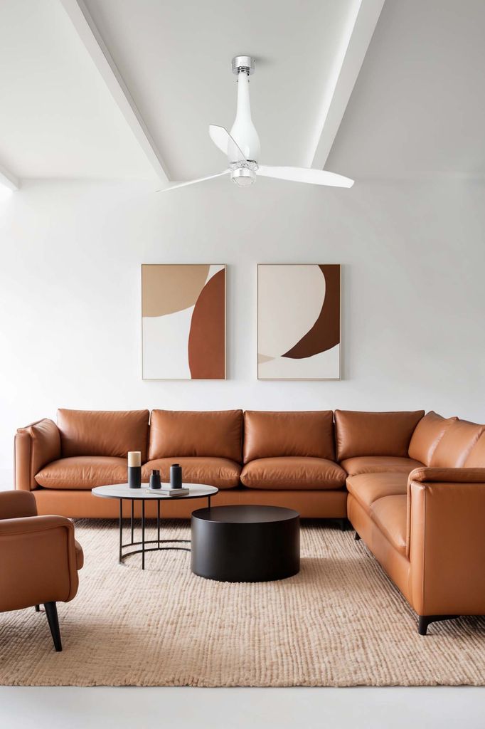 Salón con ventilador