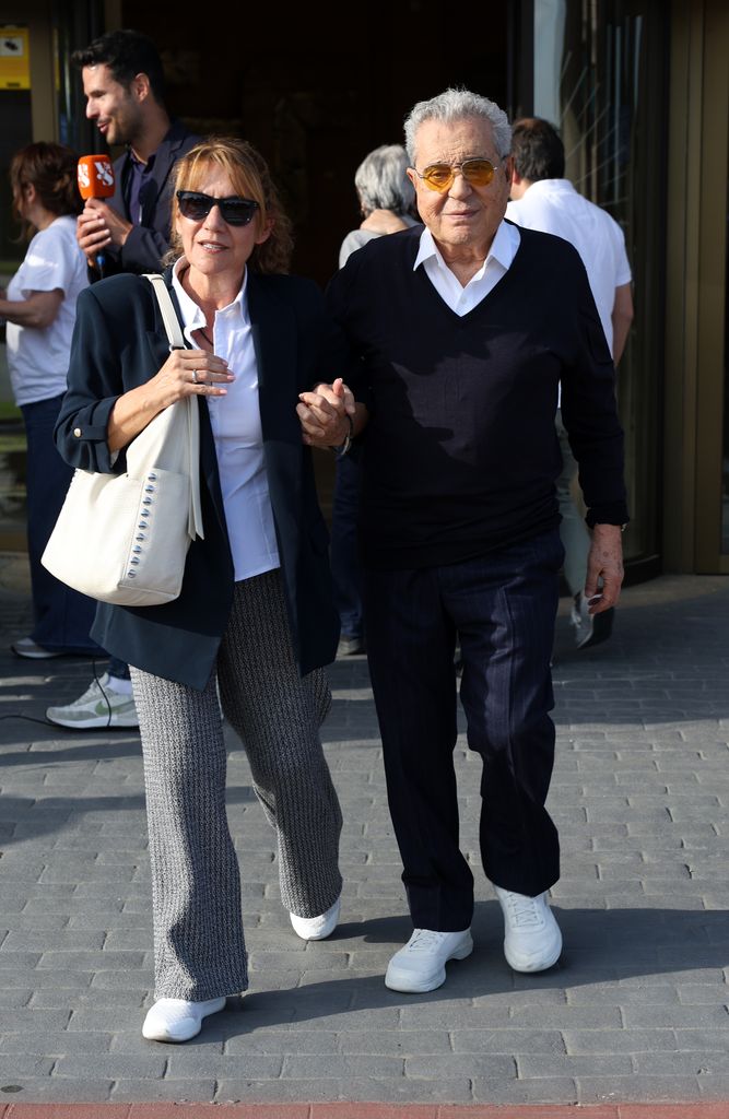 Andrés Pajares y su mujer Juana en una imagen de archivo