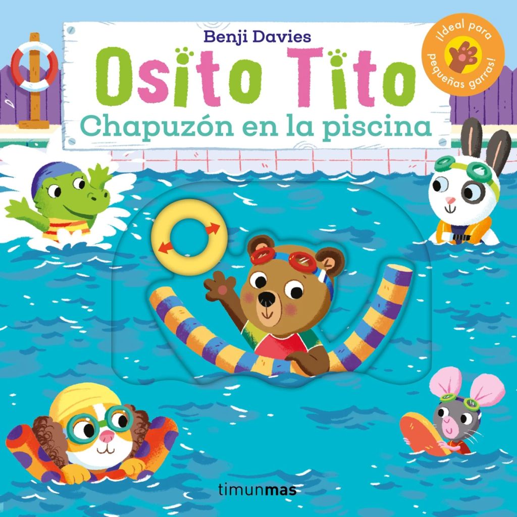 Osito Tito: chapuzón en la piscina
