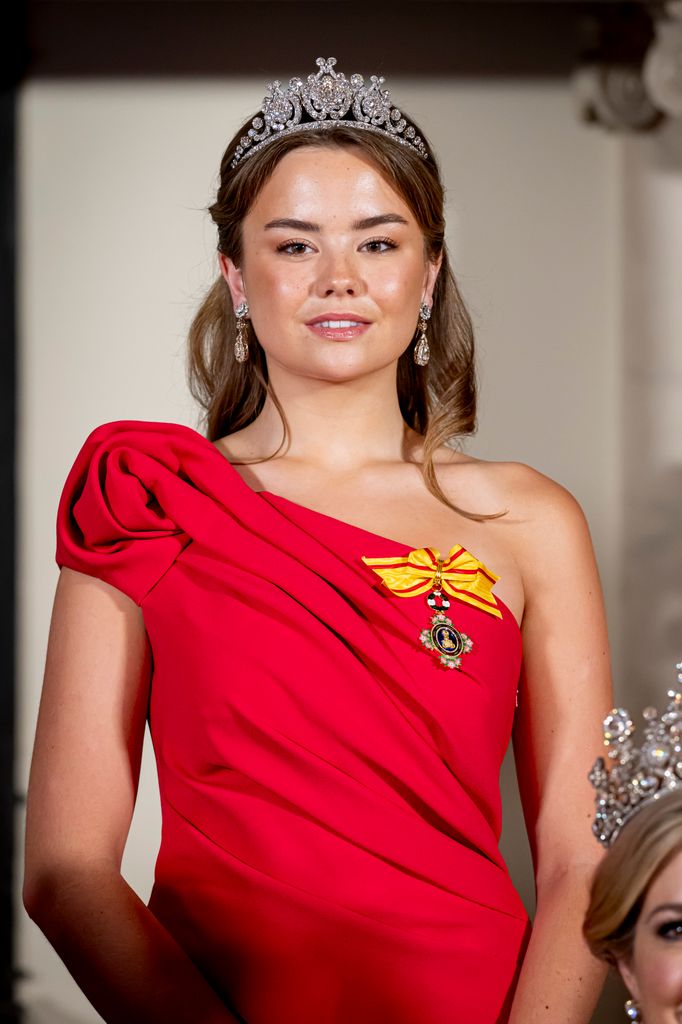 Ariane de Holanda en el banquete con los emperadores de Japón