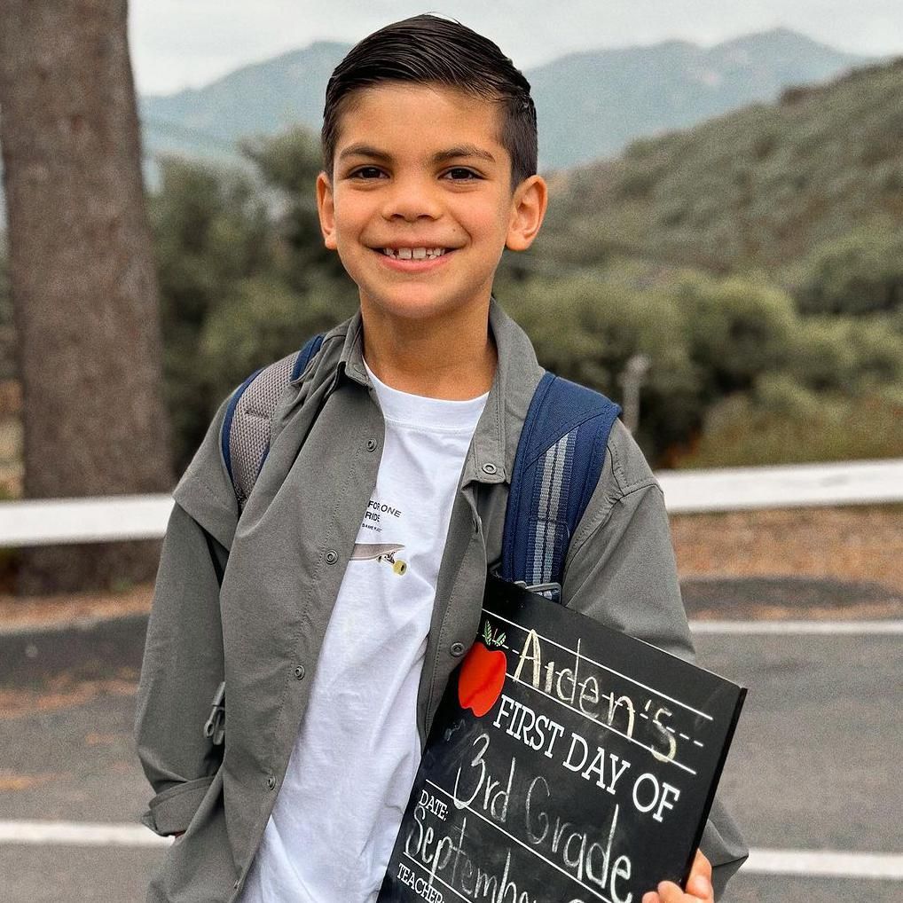 Aiden Matteo, hijo de Alejandra Espinoza