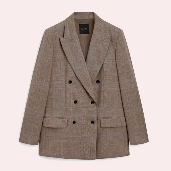 Americana traje cuadros lana