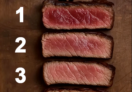 Entre el 2 y el 3, según Jordi, son los puntos perfectos de la carne.