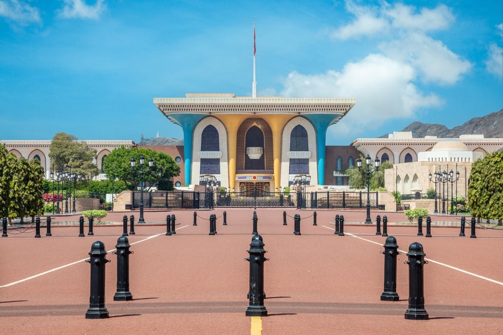 Palacio real Al Alam del sultán de Omán en Muscat