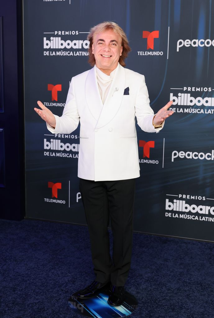 Cristian Castro en la alfombra azul de los Premios Billboard de la Música Latina 2026