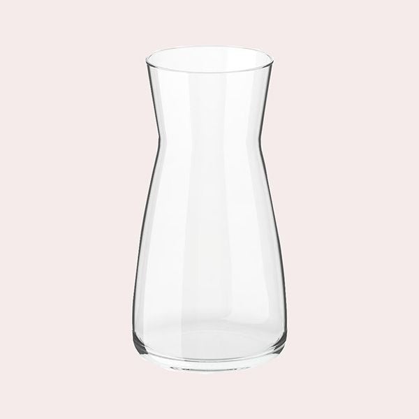 Jarrón de vidrio transparente KARAFF de IKEA