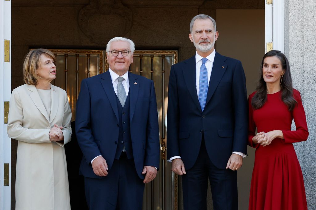 EL REY FELIPE VI Y LA REINA LETIZIA JUNTO AL PRESIDENTE DE LA REPÚBLICA FEDERAL DE ALEMANIA, FRANK WALTER STEINMEIER Y LA DAMA ELKE BUDENBENDER ALMUERZAN TRAS LA VISITA DE ESTADO
