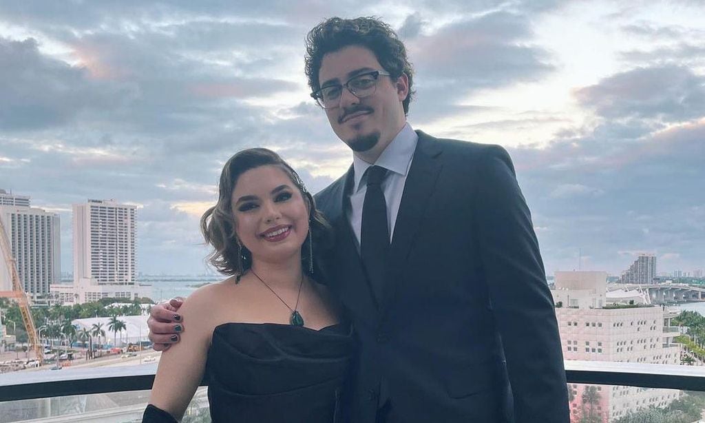 Cristian y su novia Kylie Jane